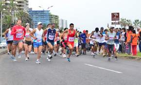 Pedro Rodríguez dominó el 21K del Día del Running en Iquique